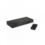 ROLINE HDMI 4x1 QUAD Multi-Viewer, z przełącznikiem bezszwowym | 14.01.3596 | 7630049632660