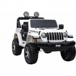 Lean Cars LEAN CARS Auto na Akumulator Jeep Rubicon 4x4 White | 5955 | 5908275996729