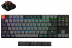 Keychron - K1 QMK juhtmevaba mehaaniline klaviatuur (versioon 6) RGB taustvalgus (kuumvahetatav) / Keychron madala profiiliga 2.0 mehaaniline / Brown | K1X-H3 | 4895248888673