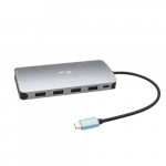 i-tec USB-C Metal Nano Docking Station 3x Display 2x DP 1x HDMI LAN Audio Power Delivery 100 W - Stacja dokująca | C31NANODOCKPROPD | 8595611703348