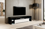 Cama TV stand TORO 200 black/white gloss | TORO200 CZ/BI | 5903815004605