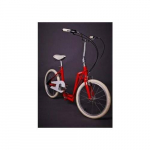 The-sliders Metro Red gustowny i komfortowy, składany rower, hulajnoga 2w1 | Sliders Metro Red | 0590987661313