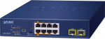 PLANET 2-portu 10/100/1000T 802.3bt Nevadāms Gigabit Ethernet (10/100/1000) ar PoE atbalstu Blue | GSD-1022UP | 4711605287227
