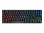 CHERRY XTRFY MX 8.2 - Juhtmevaba 80% TKL klaviatuur - taustvalgus - Bluetooth 5.2, 2.4 GHz, USB-C - QWERTZ - saksa - klahvl&uuml;litid: CHERRY MX2A Brown - Black | G80-3882LIADE-2 | 4025112113031