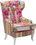 Shumee Fotel uszak patchwork wielokolorowy MOLDE | 25779 | 4260586350463
