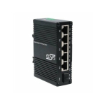 Switch Exsys EX-62030MPoE-SFP 5+1-portowy przemysłowy mini-przełącznik Gigabit SFP PoE+, zarządzany przez interfejs WWW | 4718359620348 | 4718359620348