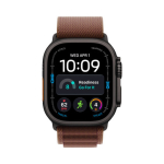 Nutikell Apple Watch Ultra 4 (2026) 5G 49mm Must titaanist korpus Burgundi Alpine Loop M - Black | MJC14QF/A | 195951217680