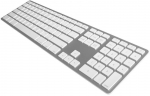 Klaviatuur Matias Silver (FK418BTLSB-UK) | FK418BTLSB-UK | 0833742005572