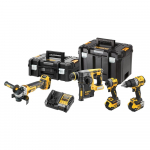 DeWalt DCK429P3T-QW Combo set DCD805 + DCG405 + DCH273 + DCF850, 18 V black, yellow | DCK429P3T-QW | 5035048840184
