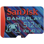 M&auml;lukaart SanDisk GamePlay MicroSDXC 512 GB Class 10 UHS-I/U3 A2 V30 (SDSQXAV-512G-GN6XN) | SDSQXAV-512G-GN6XN | 619659208073