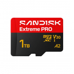 Sandisk Extreme Pro microSD UHS-I 1TB MicroSD 250MB/s lugemiskiirus / 170MB/s kirjutamiskiirus | SDSQXCJ-1T00-GS6MA | 619659221751