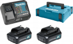 Makita elektrit&ouml;&ouml;riistade komplekt MAKITA 12V toitekomplekt 2x1,5Ah (BL1016x2+DC10SB) MAKPAC | 197652-7 | 088381463409