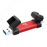 Silicon Power 1TB USB Stick DS72 Typ A+C 1050/850MB`s Red | SP001TBUC3S72VPR | 4713436162582