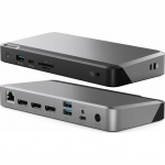 Alogic MX3 USB-C Triple Display DP Alt. Mode Dockingstation &ndash; mit 100 W Stromversorgung | DUPRMX3-WW | 9350784023834