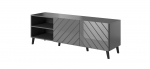 RTV cabinet ABETO 150x42x52 graphite/gloss | ABETO RTV150 GR | 5903815006449