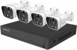 Foscam FN9108E-T4-2T &Uuml;berwachungsset mit 4 &Uuml;berwachungskameras wei&szlig; | FN9108E-T4-2T | 6954836063354