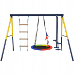 Black Forest Frame Swing, Nest Swing + Ladder + 263x185x185cm | CD-S019 | 5907207224343