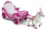 Huffy Electric Disney Princess carriage with horse 6 V pink | 17398W | 324471739864
