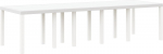 vidaXL 13-osaline valge aiam&ouml;&ouml;bli komplekt 300 x 100 x 73 cm | 3378622 | 8721288625748