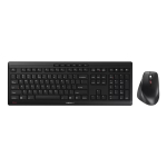 Klaviatuur ja hiir Cherry JD-8550EU-2 klaviatuuriga Komplekt kodu/kontori RF traadita QWERTY inglise Black | JD-8550EU-2 | 4025112103612