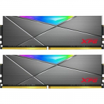 ADATA DIMM 16 GB DDR4-3200 (2x 8 GB) Dual-Kit (Gray, AX4U32008G16A-DT50, XPG Spectrix D50 RGB, INTEL XMP) | AX4U32008G16A-DT50 | 4711085931047