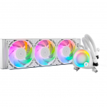 EK Water Blocks EK-Nucleus AIO CR360 Lux D-RGB AiO Wasserk&uuml;hlung - 360 mm, White | WASE-748 | 3831109897850
