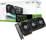 Graafikakaart Pny RTX 5070 12GB PNY kolmekordse jahutusega GDDR7 3 ventilaatorit | VCG507012TFXPB1 | 0751492794471