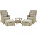 Shumee 2-kohaline aiakomplekt rotangist beige PONZA | 206971 | 4251682245760