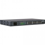 Switch InLine InLine PoE+ Gigabit Network Switch 24 Portowy, 1GBit/s, 2x SFP, 48,26cm (19", mocowanie), Metal, z wyświetlaczem, 420W | 32324P | 4043718277810