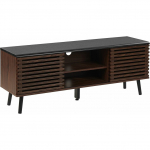 Beliani Szafka RTV ciemne drewno PERTH | 182796 | 4251682231176