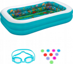 Bestway Laste &otilde;hupadi 3D mitmev&auml;rviline 262 x 175 x 51 cm 2 inimest | D1400421 | 6941607323243