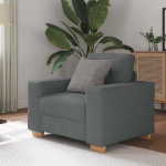 vidaXL Tugitool, Dark grey, 59 cm, riidega polsterdatud | 4105059 | 8721158689689