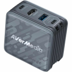 AVerMedia Ladedock, Core GO (GC313) Black, 100W GaN, HDMI | 40AAGC313AWN | 4711289503095