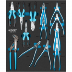 Hazet Zangen-Set 163D-8/13, Gr&ouml;&szlig;e 1/2++ (13-teilig) | 163D-8/13 | 4000896245796