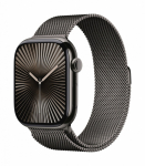Apple Watch 10 GPS + Cellular 46mm Slate Titanium Milanese Loop M/L Black  (MWYW3ET/A) | MWYW3ET/A | 195949553882