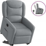 vidaXL Kokkupandav t&otilde;stetav tugitool, Light Grey, riidega polsterdatud | 3303194 | 8721102961762