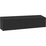 Aiat&ouml;&ouml;riistade hoiukast vidaXL must 220x50x58 cm | 4104074 | 8721158667076