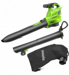 Greenworks 2x24 V lehepuhur/tolmuimeja Greenworks BL48L01-01 | GR2409207 | 8935314104057