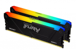 Pamięć Kingston Fury Beast RGB, DDR4, 32 GB, 3200MHz, CL16 (KF432C16BB2AK2/32) | KF432C16BB2AK2/32 | 740617337501