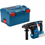 Bosch Powertools Akku-Bohrhammer GBH 18V-24 C Professional solo, 18Volt (blau/Black, ohne Akku und Ladeger&auml;t, mit Bluetooth, in L-BOXX) | 0611923002 | 4053423235050