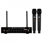 Mikrofon DNA DNA VM DUAL VOCAL EFFECT SET juhtmevaba mikrofon 2x k&auml;eshoitav saatja helis&uuml;steem 518-542 MHz USB Bluetooth | 5908249816770 | 5908249816770