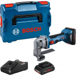 Bosch Powertools Akku-Blechschere GSC 18V-16 E Professional, 18Volt (blau/Black, 2x Akku ProCORE18V 4,0Ah, in L-BOXX) | 0601926301 | 4059952646831