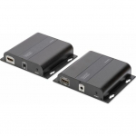 AV-signaali edastuss&uuml;steem Digitus 4K HDMI pikenduskaabel kuni 120m CAT / IP kaudu (komplekt) | DS-55122 | 4016032448976