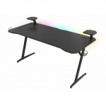 Biurko GENESIS Holm 510 RGB Czarne 160 cmx75 cm | NDS-1732 | 5901969431025