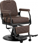 Fotel Barberski Carlos Brązowy | 5906717459634 | 5906717459634