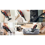 Juhtmeta tolmuimeja Bosch BCS1041PET aku kuiv HEPA kotita 0.4 L 23.5 W Black, Red 4 Ah | BCS1041PET | 4242005469543