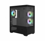 Korpus CHRONIX V2 Mid Tower ARGB ventilaatoritega x3 Black | CHRONIX V2 Black | 823884301069