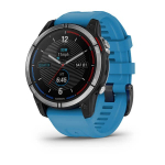 Garmin quatix 7 3.3 cm (1.3") MIP 47 mm Digital 260 x 260 pixels Touchscreen Blue Wi-Fi GPS (satellite) | 010-02540-61 | 753759296711