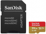 SanDisk Extreme 512 GB microSDXC Speicherkarte Kit (2022) bis 190 MB/s, C10, U3 | SDSQXAV-512G-GN6MA | 0619659189648