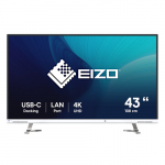 EIZO 108cm  (42,5") EV4340X-WT  16:09 4K 2xHDMI+DP+USB-C IPS | EV4340X-WT | 4995047067498